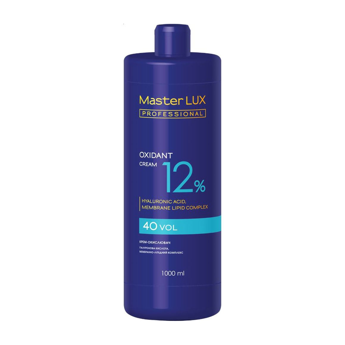 Крем-окислювач для фарби Master LUX Professional Oxidant Cream 12%, 40 Vol, 1 л